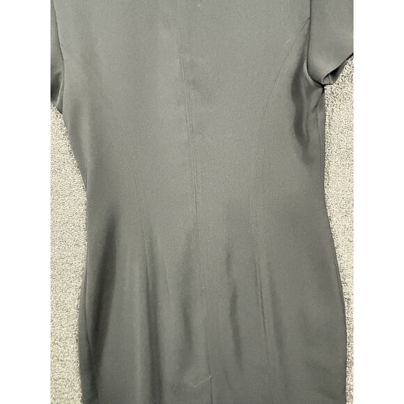 Lena Gabrielle New York Black Short Sleeve Lined Mini Dress A-Line Womens 8 - Picture 3 of 7